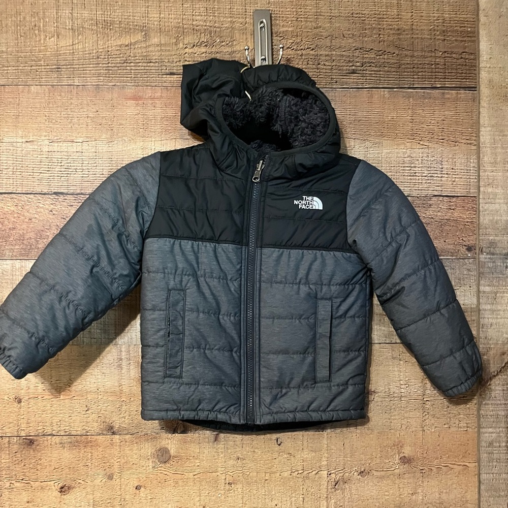 The North Face 4T winter coat jacket.